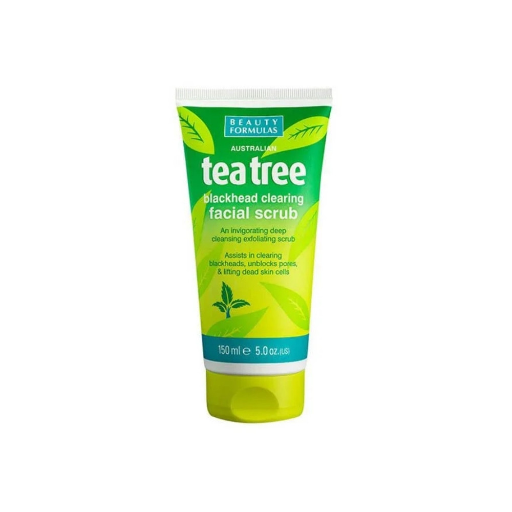 Beauty Formulas Tea Tree Facial Scrub 